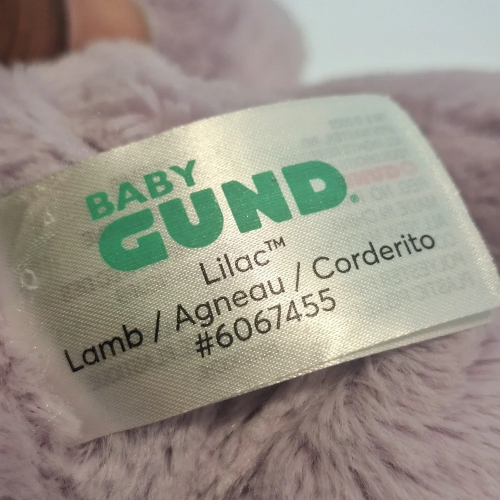 Gund baby lilac